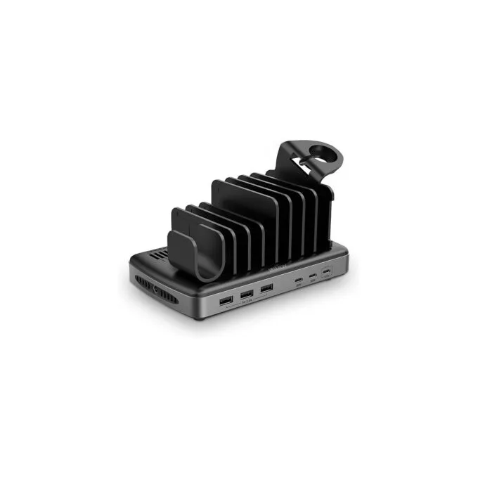 LINDY 6-Port USB-Ladestation 160W. 3x USB-C PD & 3x USB-A — image 1