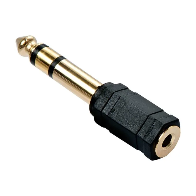 LINDY Audioadapter 3.5mm 6.3mm f m vergoldet — image 1