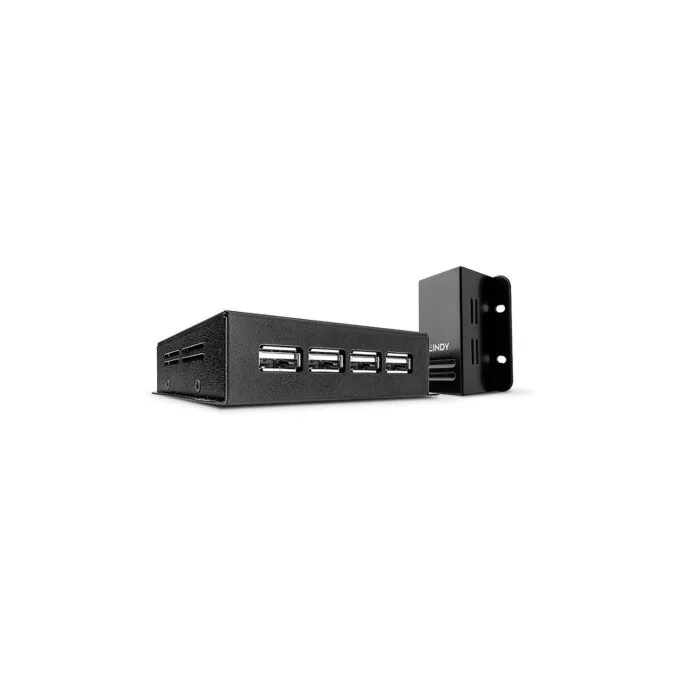 LINDY Extender USB 2.0 Cat5 Power over RJ45 4 Port 50m — image 1