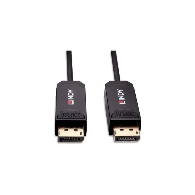 LINDY Fibre Optic Hybrid DisplayPort 2.0 UHBR10 Kabel 10m — image 3