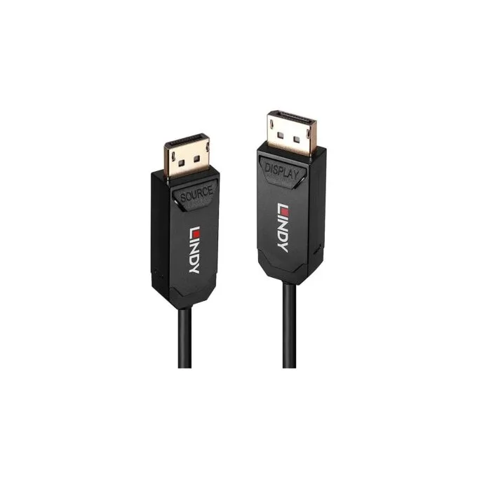 LINDY Fibre Optic Hybrid DisplayPort 2.0 UHBR10 Kabel 10m — image 1