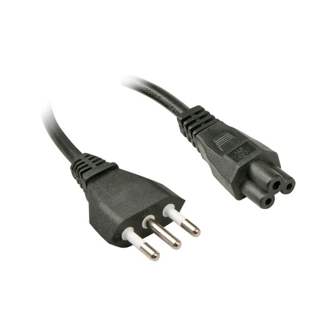 LINDY IEC-Netzkabel 2m Italien Netzst. IEC320 C5 — image 1