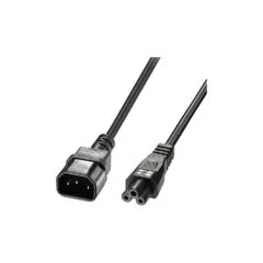 LINDY IEC-Netzkabel C14 an C5 2m