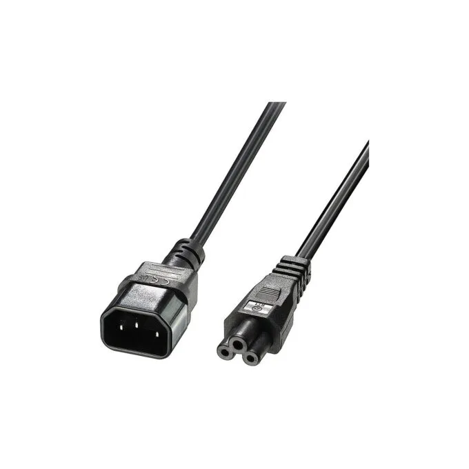 LINDY IEC-Netzkabel C14 an C5 2m — image 1