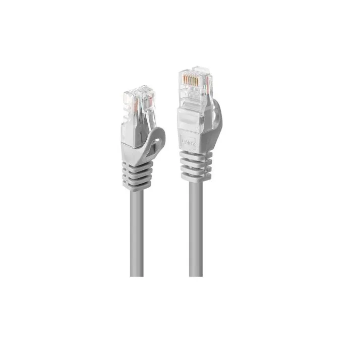 LINDY Patchkabel Cat5e U UTP grau 2.00m — image 1