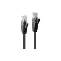 LINDY Patchkabel Cat6 U UTP schwarz 1.00m