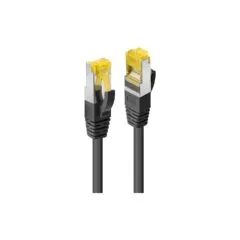 LINDY Patchkabel Cat6A S FTP LSZH Cat7 Rohkabel schw. 0.30m