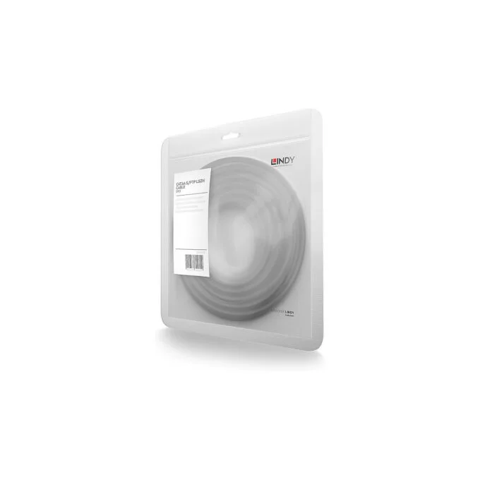 LINDY Patchkabel Cat6A S FTP PIMF LSZH grau 0.50m — image 2