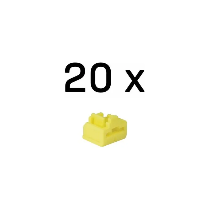 LINDY RJ45 Port Schlösser GELB. 20 Stück — image 1
