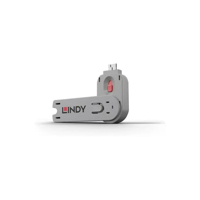 LINDY Schlüssel für USB Typ A Port Schloss pink — image 1