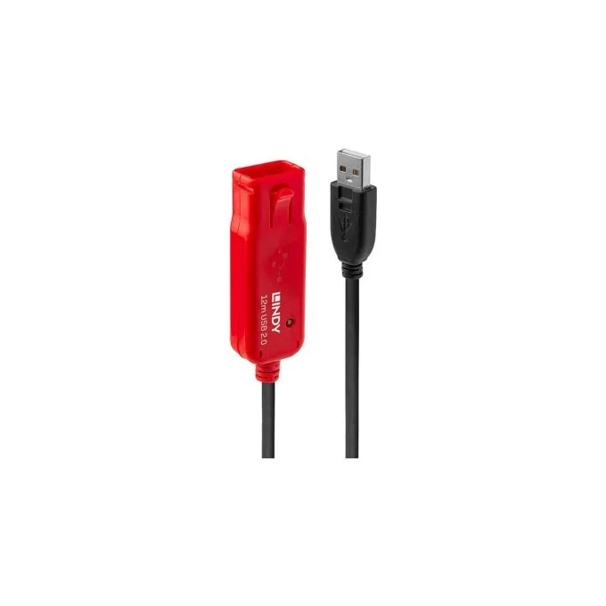 LINDY USB 2.0 Aktiv-Verlängerungs-Hub Pro 4 Port 12m — image 1
