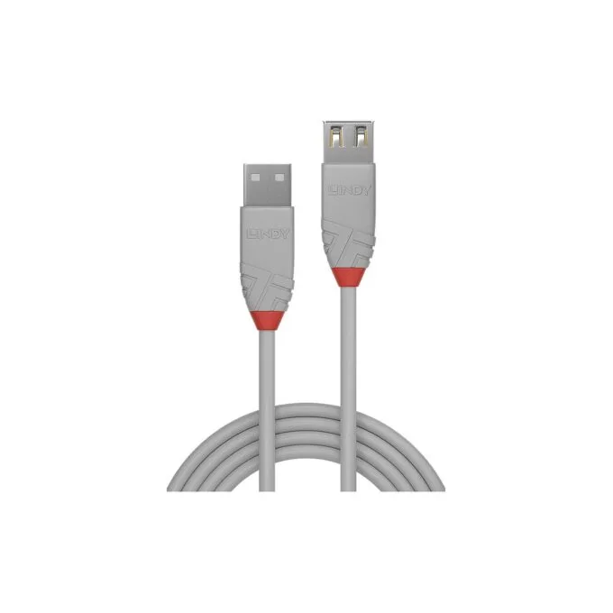 LINDY USB 2.0 Verlängerung Typ A A Anthra Line M F 0.2m — image 2