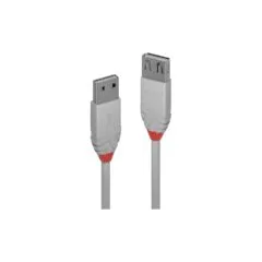 LINDY USB 2.0 Verlängerung Typ A A Anthra Line M F 2m