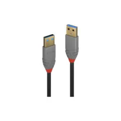 LINDY USB 3.0 Kabel Typ A A Anthra Line M M 1m
