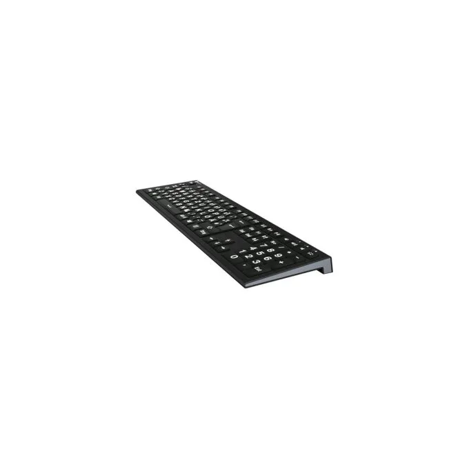LogicKeyboard XL-Print Astra 2 White on Black DE — image 2