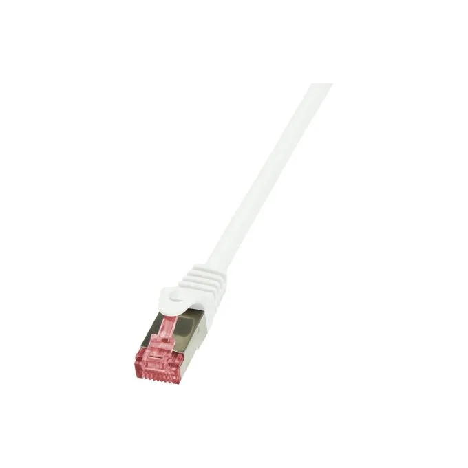 Logilink Patchkabel CAT6 S FTP AWG27 PIMF 3,00m weiß — image 1