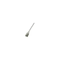 Logilink Patchkabel CAT6A U FTP TPE SlimLine grau 0.3m