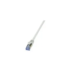 Logilink Patchkabel mit Cat7-Rohk. Primel. S FTP grau 0.25m