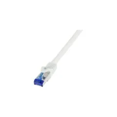 Logilink Patchkabel Ultraflex. Cat.6A. S FTP. weiß. 1 m