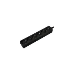 Logilink Steckdosenleiste 6-fach mit Schutzkontakt . schw.