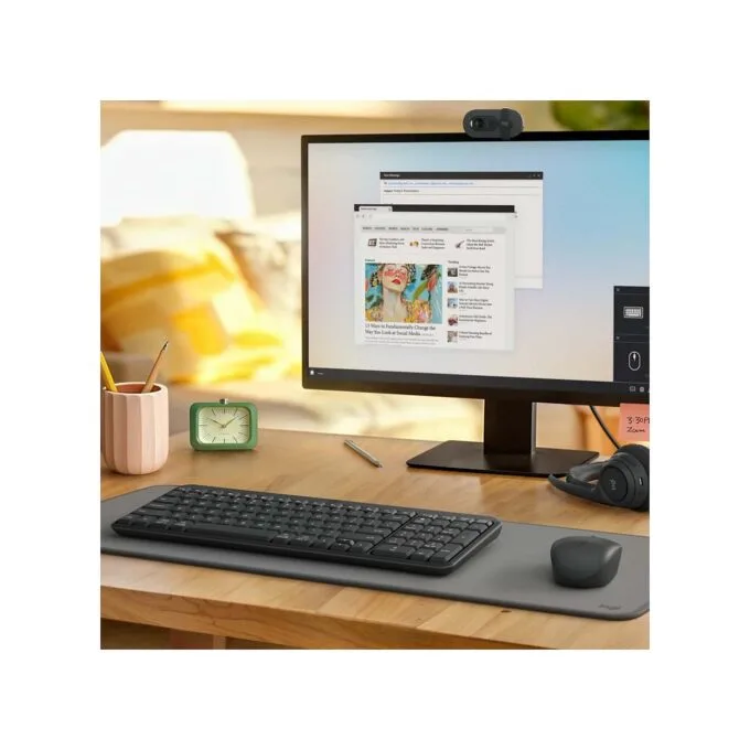 Logitech MK250 Wireless Keyboard and Mouse Graphite — image 2