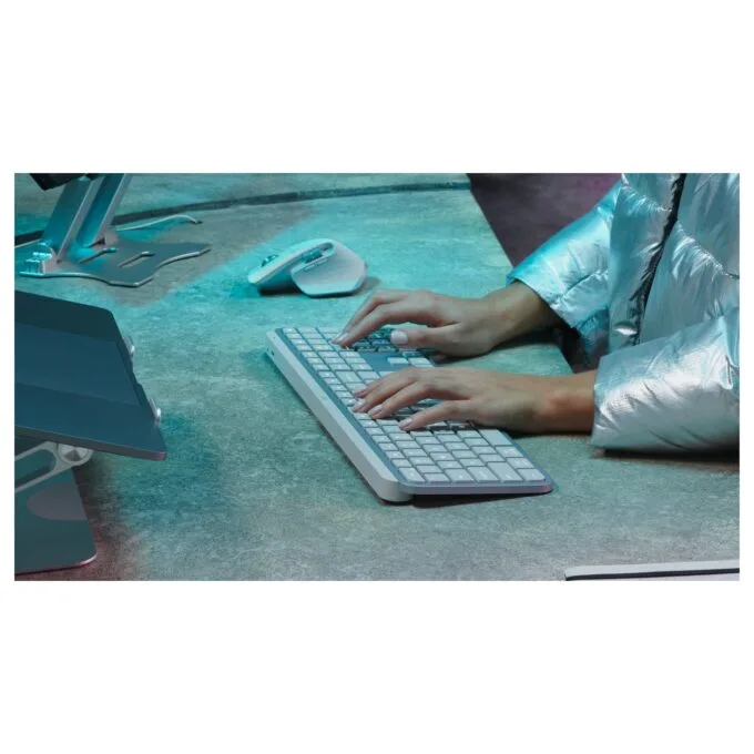 Logitech MX KEYS S - PALE GREY PTG - BT — image 8