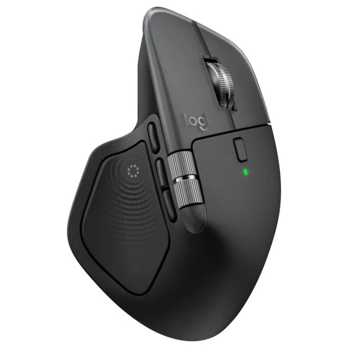 Logitech MX Master 4S für Mac. Space Black. Bluetooth — image 1
