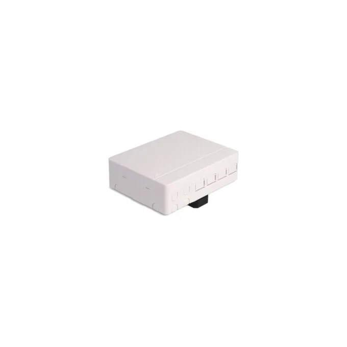 LWL Anschlussdose für Hutschiene 4 x SC Simplex oder LC Duplex weiß — image 2
