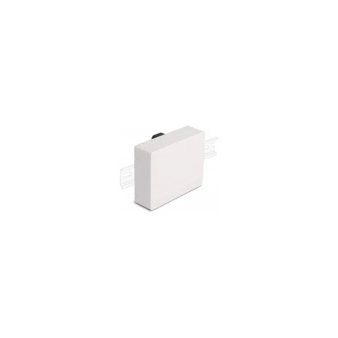 LWL Anschlussdose für Hutschiene 4 x SC Simplex oder LC Duplex weiß — image 1