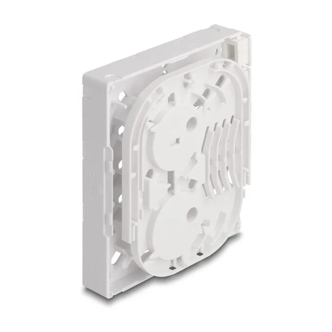 LWL Anschlussdose FTTH zur Wandmontage für 4 x SC Simplex oder LC Duplex weiß — image 1