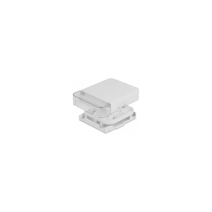 LWL Anschlussdose zur Wandmontage für 1 x SC Simplex oder LC Duplex weiß — image 3
