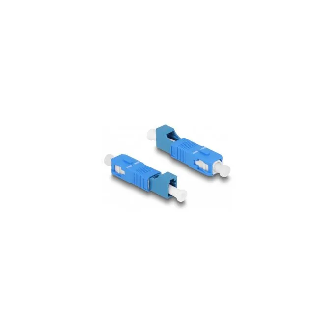 LWL Hybrid Kupplung SC Simplex Stecker zu LC Simplex Buchse blau — image 2