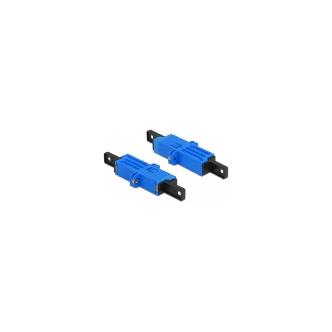 LWL Kupplung E2000 Simplex Buchse zu Simplex Buchse Singlemode blau — image 2
