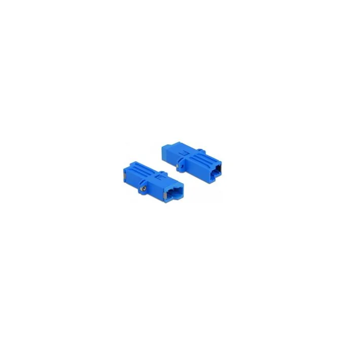 LWL Kupplung E2000 Simplex Buchse zu Simplex Buchse Singlemode blau — image 1