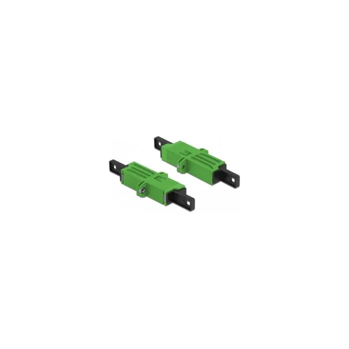 LWL Kupplung E2000 Simplex Buchse zu Simplex Buchse Singlemode grün — image 2