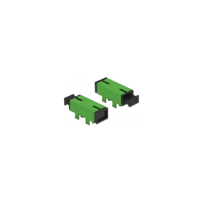LWL Kupplung für PCB SC Simplex Buchse zu SC Simplex Buchse Singlemode grün — image 2