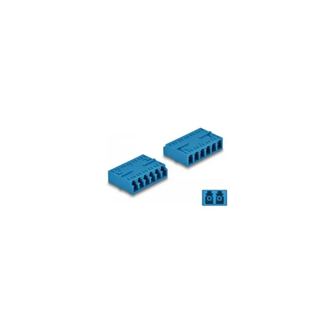 LWL Kupplung HD LC Hexaplex Buchse zu LC Hexaplex Buchse blau — image 1