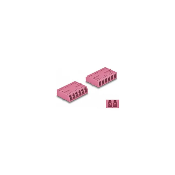 LWL Kupplung HD LC Hexaplex Buchse zu LC Hexaplex Buchse violett — image 1