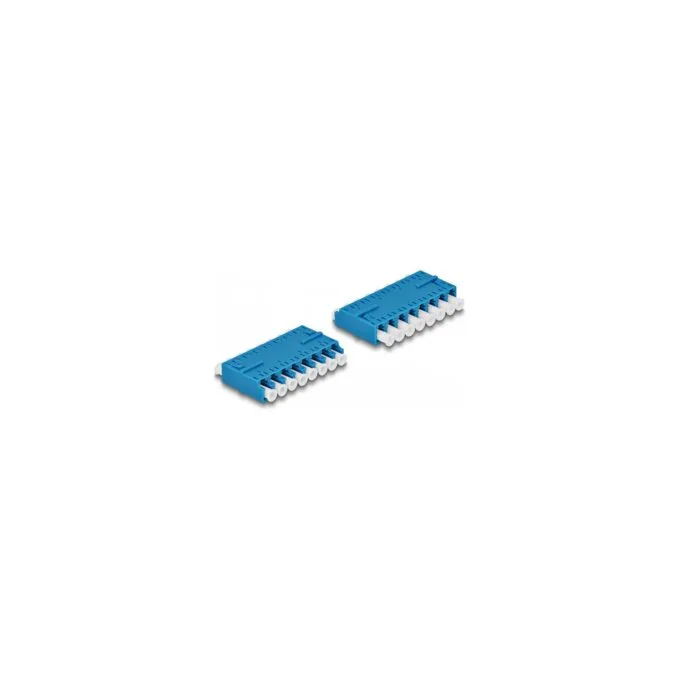 LWL Kupplung HD LC Octuplex Buchse zu LC Octuplex Buchse blau — image 2