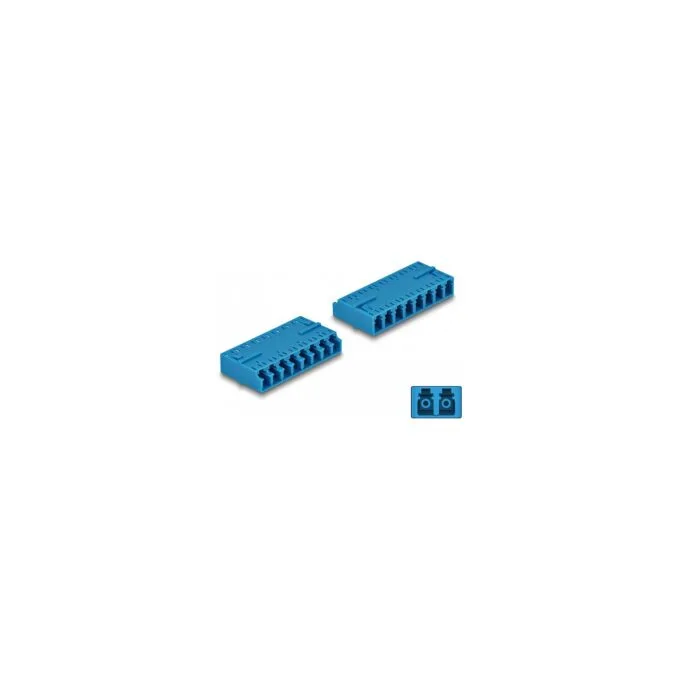 LWL Kupplung HD LC Octuplex Buchse zu LC Octuplex Buchse blau — image 1