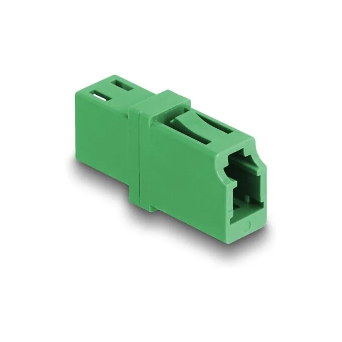 LWL Kupplung LC Simplex Buchse zu LC Simplex Buchse APC grün — image 1
