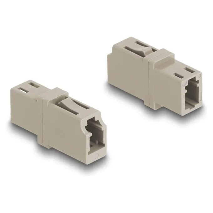 LWL Kupplung LC Simplex Buchse zu LC Simplex Buchse OM1 OM2 beige — image 2