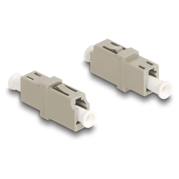 LWL Kupplung LC Simplex Buchse zu LC Simplex Buchse OM1 OM2 beige — image 3