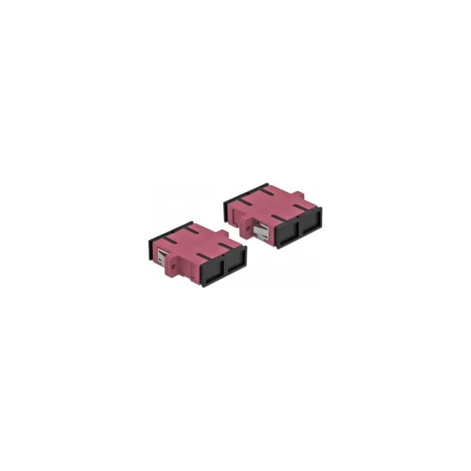 LWL Kupplung SC Duplex Buchse zu SC Duplex Buchse Multimode 4 Stück violett — image 3