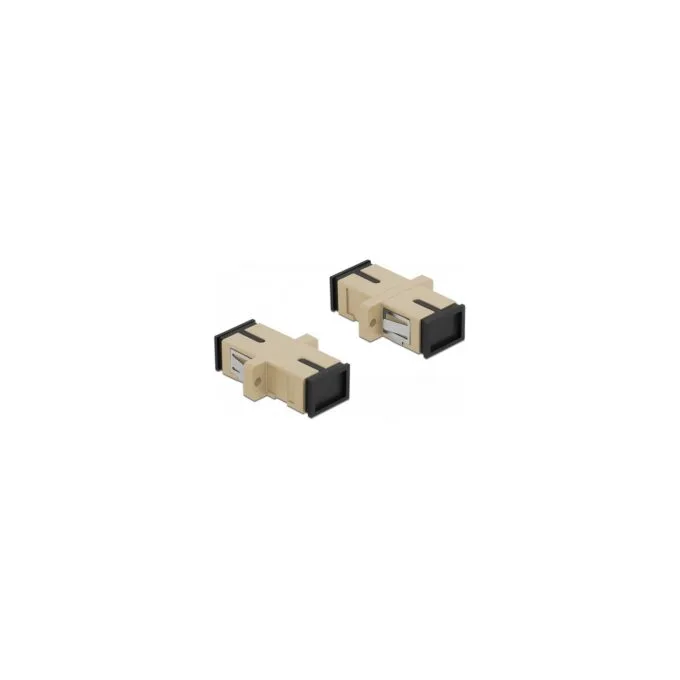 LWL Kupplung SC Simplex Buchse zu SC Simplex Buchse Multimode 4 Stück beige — image 3