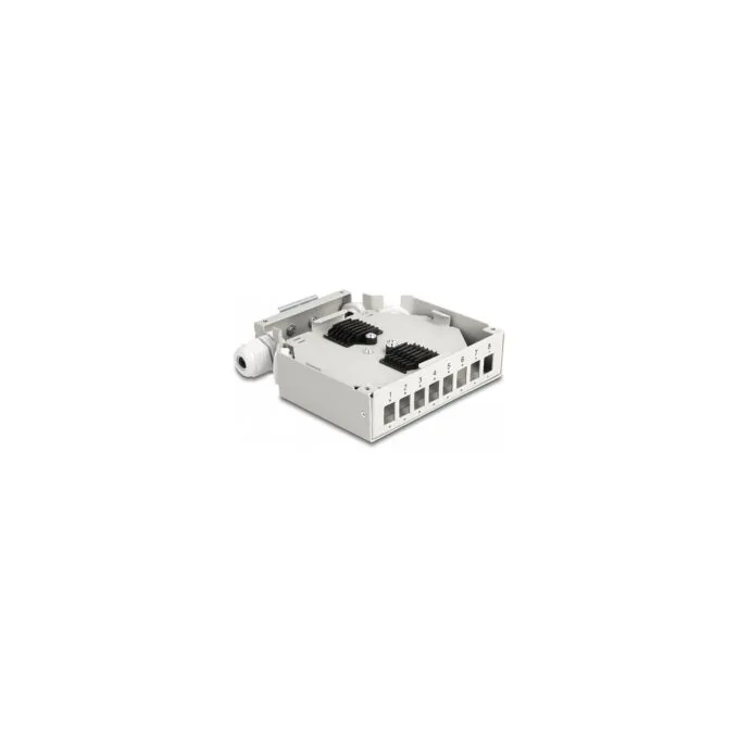LWL Verteilerbox für Hutschiene 8 Port grau — image 4