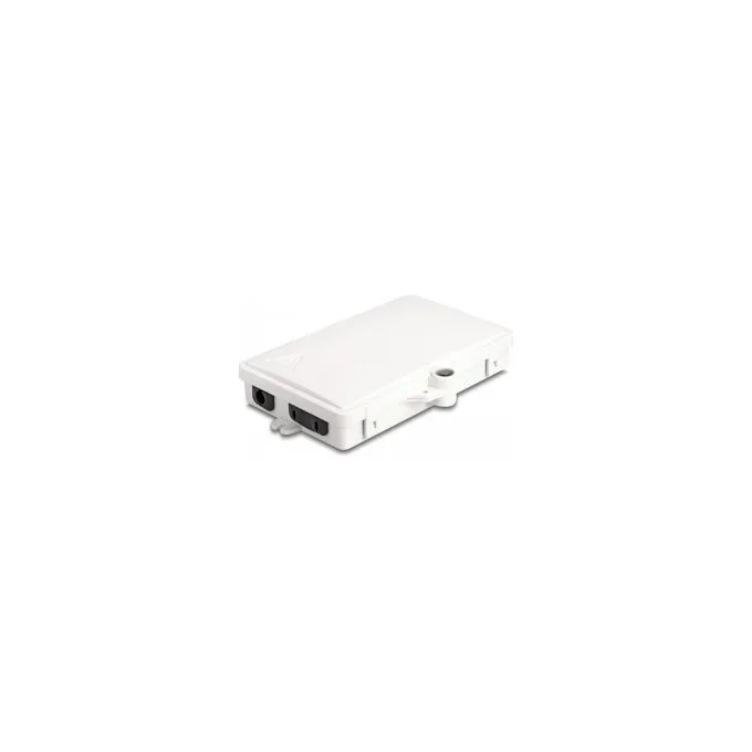 LWL Verteilerbox für Innen- und Außenbereich IP65 wasserfest abschließbar 2 Port weiß — image 2