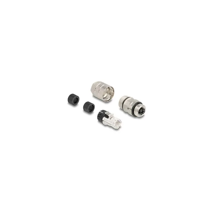 M12 Buchse 8 Pin X-kodiert feldkonfektionierbar Cat.6A — image 1