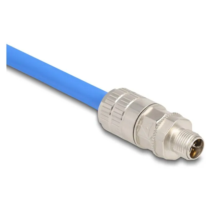 M12 Stecker X-kodiert 8 Pin feldkonfektionierbar Cat.6A — image 1