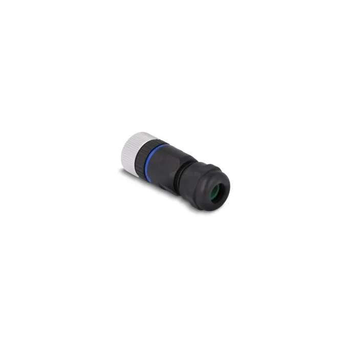 M12 Steckverbinder A-kodiert 4 Pin Buchse zur Montage mit Schraubanschluss — image 1